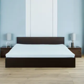 【HABABY】涼感記憶床墊 適用拼接床180x100床型 厚度10公分(記憶泡棉 竹炭纖維 藍晶靈記憶)