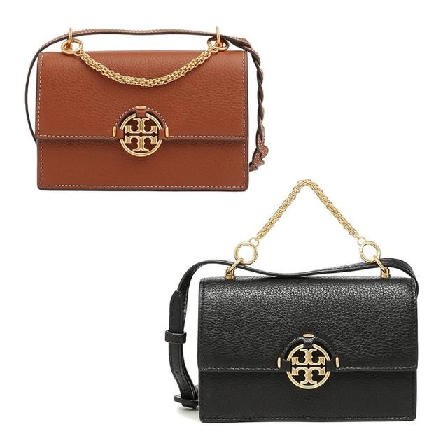 【TORY BURCH】造型皮革迷你翻蓋斜背包