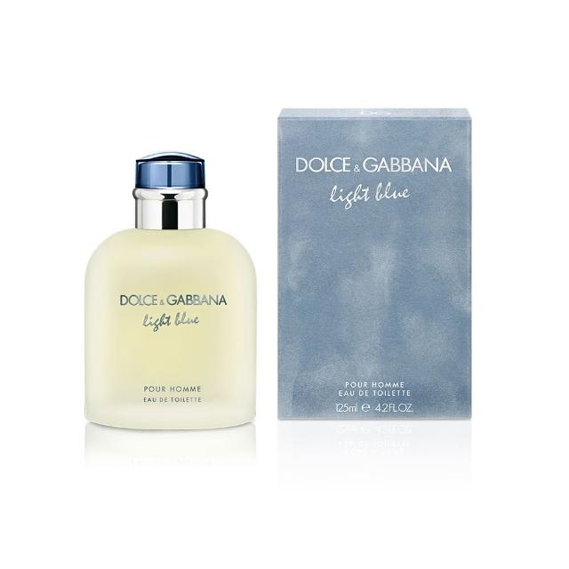 【DOLCE&GABBANA 杜嘉班納】淺藍男性淡香水125ML(專櫃公司貨)