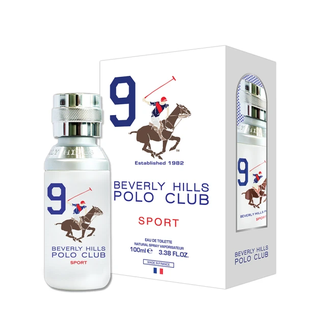 B.H.POLO 白色馬球騎士精神男性淡香水 100ml(專櫃公司貨)