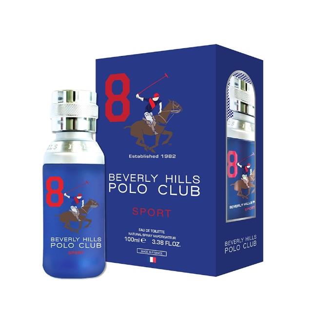 【B.H.POLO】藍色馬球騎士精神男性淡香水 100ml(專櫃公司貨)