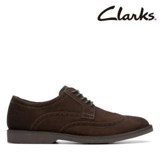 【Clarks】男鞋Atticus LT Limit 復古擦色感正裝休閒鞋(CLM73555D)