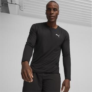 【PUMA】長袖上衣 男款 運動 歐規 CLOUDSPUN 黑 52499101