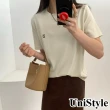 【UniStyle】O字母短袖T恤 韓版百搭圓領上衣 女 UP1552(灰綠)
