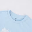 【GAP】女童裝 純棉趣味圓領短袖T恤-藍色(890400)