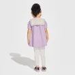 【GAP】女幼童裝 Logo翻領短袖洋裝-紫色(890469)