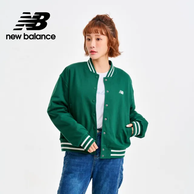 【NEW BALANCE】NB 棒球外套_WJ41509NWG_女性_綠色(美版 版型正常)