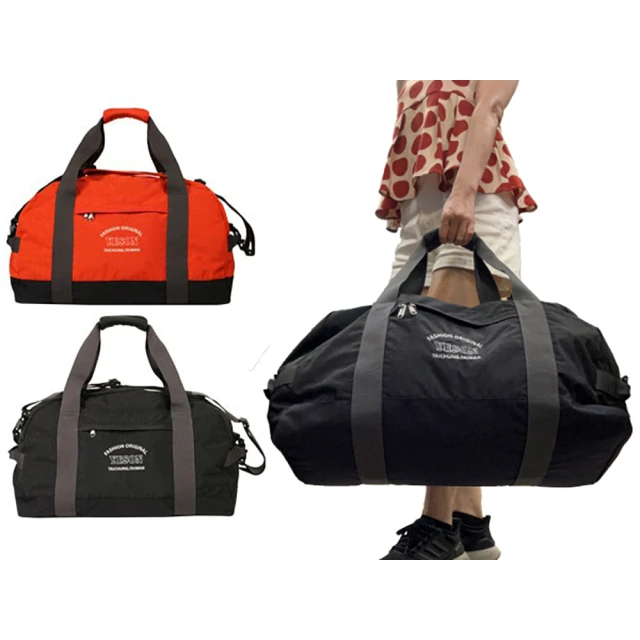 YESON 旅行袋中容量台灣製造品質保證(輕量高單數防水尼龍布可固定行李拉桿)