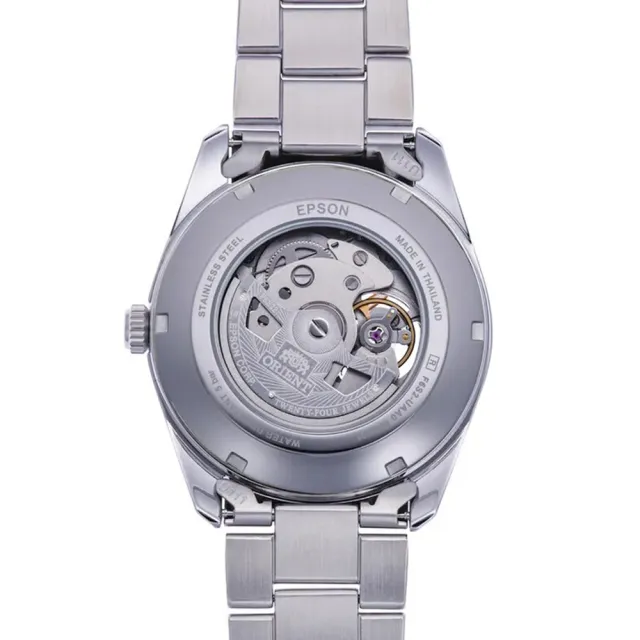 【ORIENT 東方錶】Semi-Skeleton 系列 鏤空 小秒針機械錶 男錶 手錶 藍寶石(RA-AR0008E綠色)