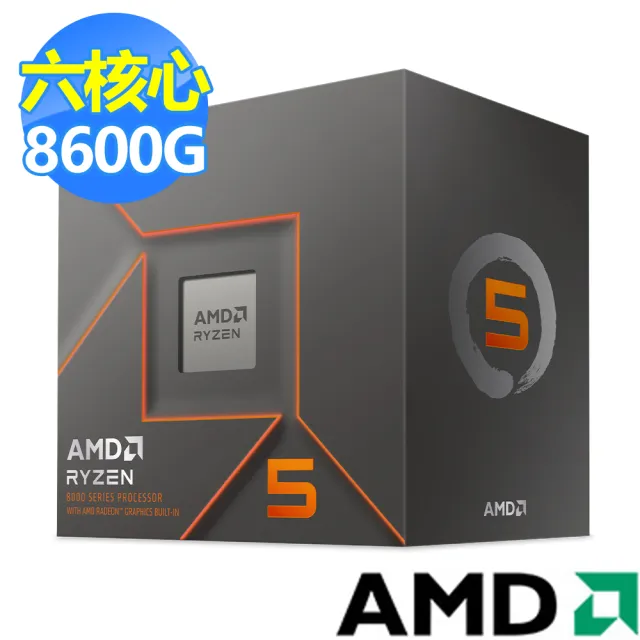 【AMD 超微】U+板組合 Ryzen 5-8600G 六核心處理器+微星PRO B650M-A WIFI 主機板