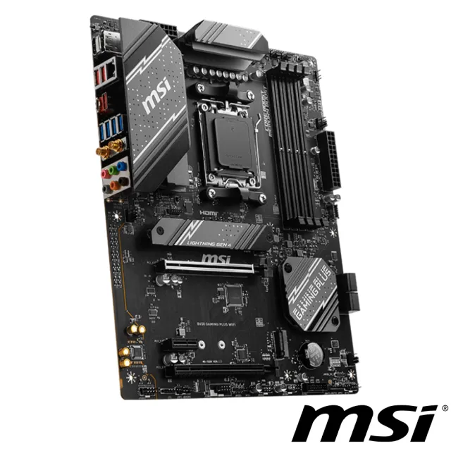 【MSI 微星】B650+R5-8600G★AMD Ryzen 5-8600G 六核心處理器+微星B650 GAMING PLUS WIFI 主機板(板+U)