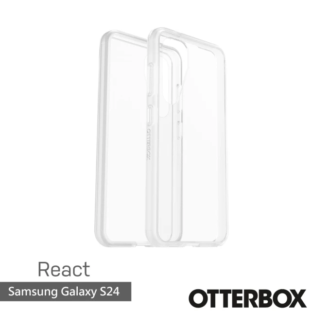 OtterBoxOtterBox Samsung Galaxy S24 6.2吋 React 輕透防摔殼(透明)