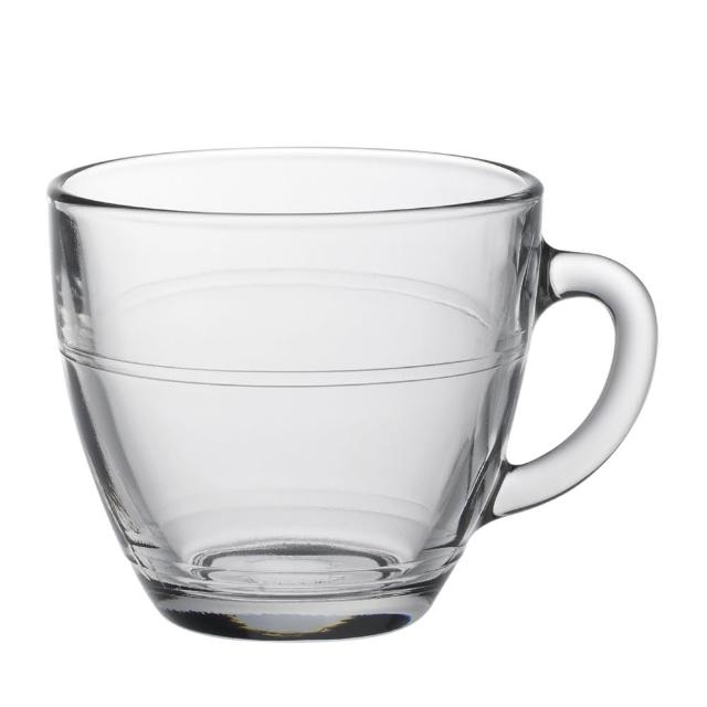 【法國Duralex】Gigogne強化玻璃杯(220ml/6入組/透明/把手款)
