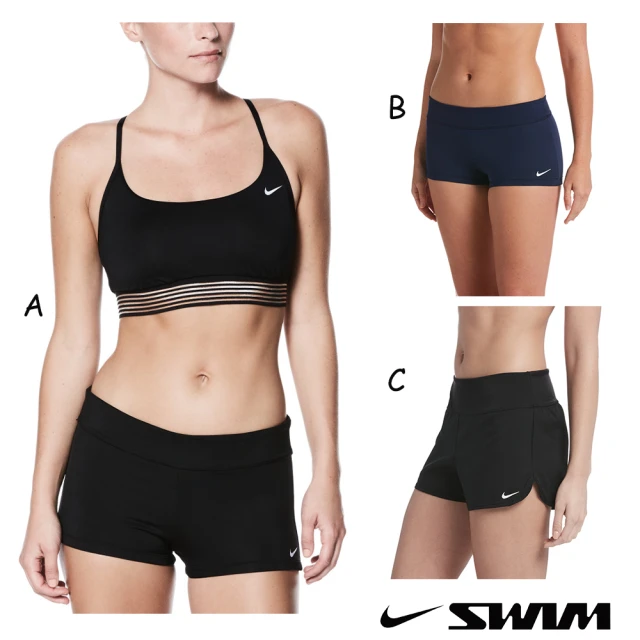 NIKE 耐吉NIKE 耐吉 SWIM 女泳褲 ESSENTIAL HIGH WAIST 四角泳褲 比基尼泳褲 共五款(女泳褲)