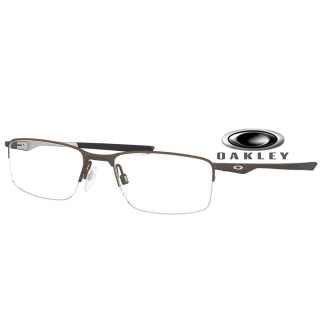 【Oakley】奧克利 Socket 5.5 金屬半框光學眼鏡 防滑鏡臂設計 OX3218 08 54mm 霧咖啡色 公司貨