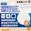 【Philips 飛利浦】2入 LED DN032B 16W 白光黃光自然光 全電壓 開孔17.5cm 崁燈(17.5公分薄型崁燈)