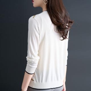 【ONEY 歐妮】★針織馬車高階感外套(開襟/上衣/休閒/女裝)