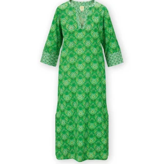 【PIP STUDIO】Davina 五分袖連身長裙-Flamencos Green