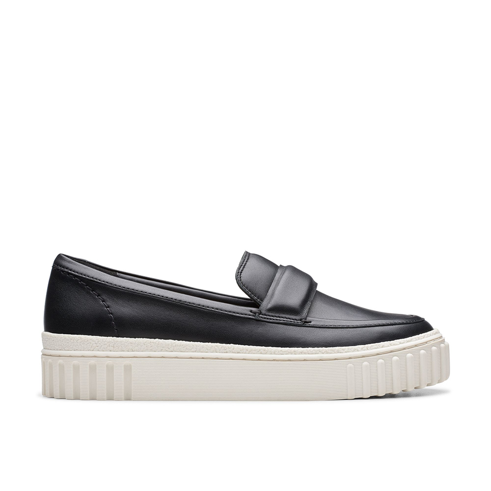 【Clarks】女鞋 Mayhill Cove 輕盈升級樂福餅乾鞋 厚底鞋 樂福鞋(CLF76435C)