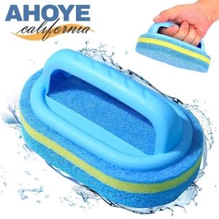 【AHOYE】萬用清潔刷 2入(萬用刷 菜瓜布 浴室清潔 磁磚刷)
