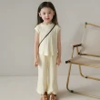 【Baby 童衣】兒童韓版套裝 女童夏季無袖套裝 簡約素色外出服 89074(共３色)
