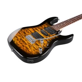 【IBANEZ】GRX70QASB 小搖座電吉他 音箱豪華組(原廠公司貨 商品皆有保固一年)