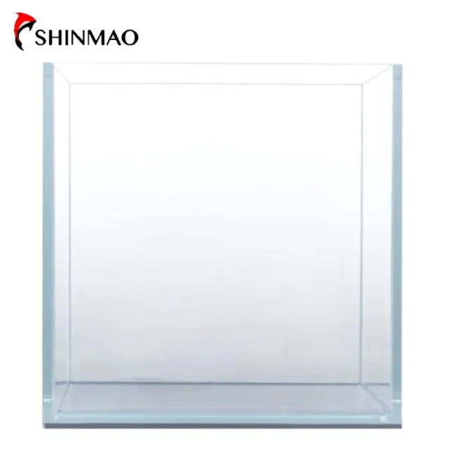 【SHINMAO 欣茂】20cm立方超白玻璃缸套缸 含外掛過濾器.LED迷你豆豆燈/超透光(魚缸20x20x20cm)