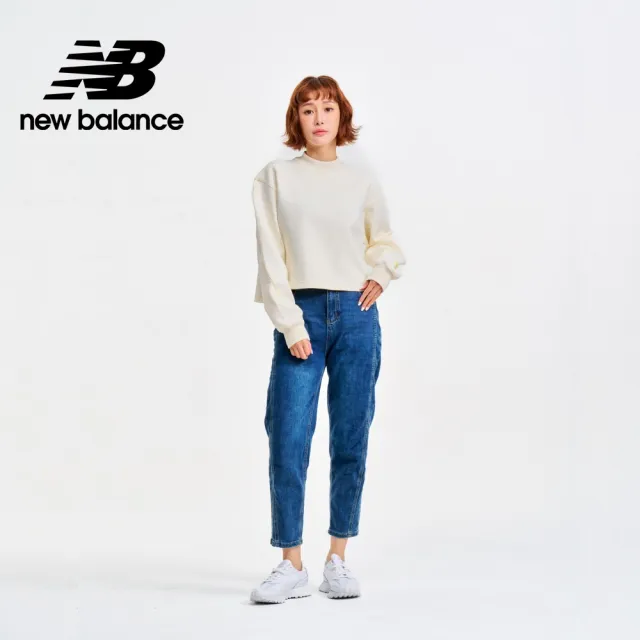 【NEW BALANCE】NB SDS微高領厚磅長袖上衣_AWT41331CIC_女性_米杏色(亞版 版型正常)