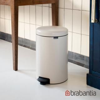 【Brabantia】NEWICON環保垃圾桶-20L月牙白(新色登場)