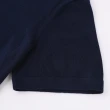 【GAP】男裝 短袖POLO衫 絨感針織系列-海軍藍(890973)