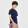 【GAP】男童裝 Logo短袖POLO衫-海軍藍(890536)