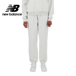 【NEW BALANCE】NB 褲管縮口棉質長褲 女性 淺灰色 AWP41500AHH(亞版 版型正常)