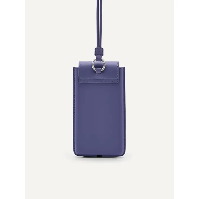 【PEDRO】薄型掛式翻蓋手機袋-黑/白/綠/紫羅蘭(小CK高端品牌 禮物)