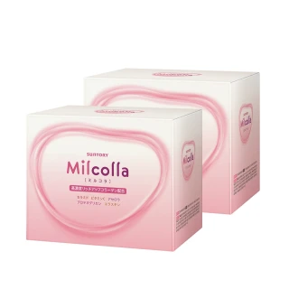【Suntory 三得利官方直營】Milcolla 蜜露珂娜 30包x2盒組(膠原蛋白、維生素C、牛乳賽洛美、蛋白聚醣)