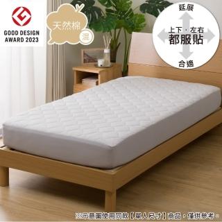 【NITORI 宜得利家居】全包式保潔墊 OG 雙人 GY T01 NF(全包式保潔墊 保潔墊 OG T01)