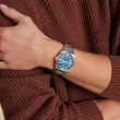 【FOSSIL】Everett 復古紳士 男錶 手錶 藍色(FS6054)