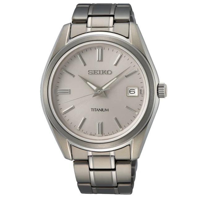 SEIKO 精工 CS系列 鈦金屬 日系簡約腕錶 雙11 特惠(SUR369P1/6N52-00B0S)