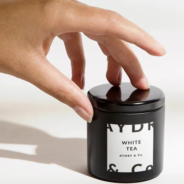【AYDRY & Co.】質感黑色錫罐 85g 迷你香氛蠟燭(七款任選)