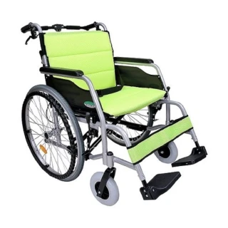 【海夫健康生活館】頤辰醫療 機械式輪椅 未滅菌 頤辰24吋輪椅 鋁合金/可拆式/B、C款(YC-900)