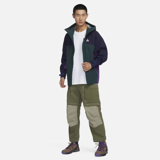 【NIKE 耐吉】外套 男款 運動連帽外套 AS M ACG SFADV MSRY RIDGE JKT 綠藍紫 DQ5772-328