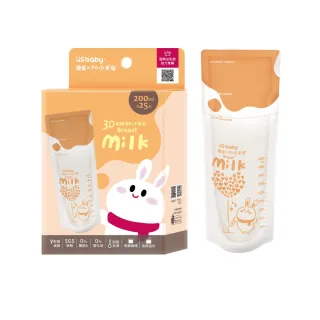 【US BABY 優生】優生x小米兔曲線冷凍袋(200ml/25入)