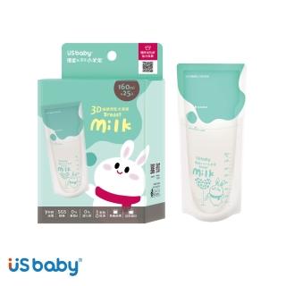 【US BABY 優生】優生x小米兔曲線冷凍袋(160ml/25入)