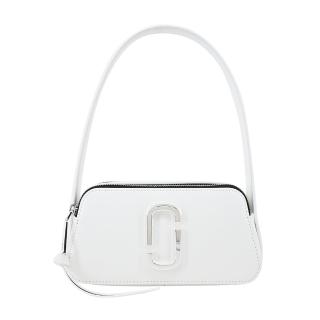 【MARC JACOBS 馬克賈伯】THE SLINGSHOT防刮拉鍊手提/肩背兩用包(白)