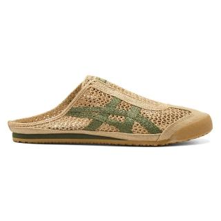 【Onitsuka Tiger】鬼塚虎 淺棕底綠虎爪紋 MEXICO 66 SABOT 休閒鞋 (1183C123-252)