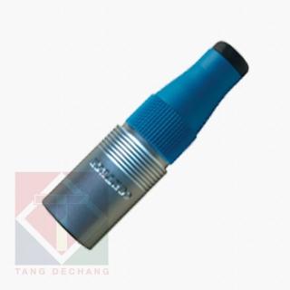 【湯德昌電子】CONTECH CP-5MD 5針燈控用半鋁合金公型平衡插頭(藍色)