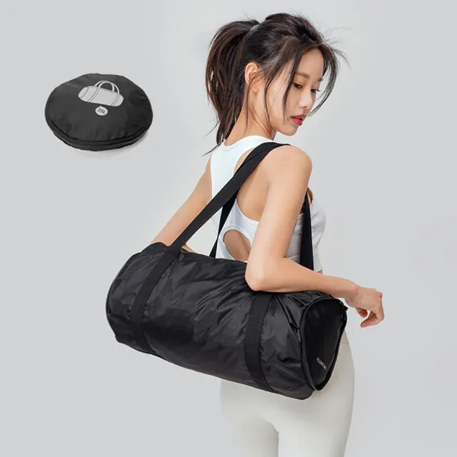 【Janyo】大容量摺疊運動健身包 乾濕分離旅行袋(手提包/單肩包/行李袋)