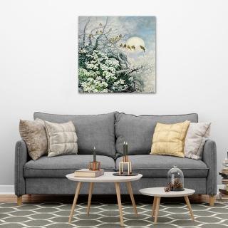 【御畫房】花好月圓 國家一級畫師手繪油畫80×80cm(VF-178)