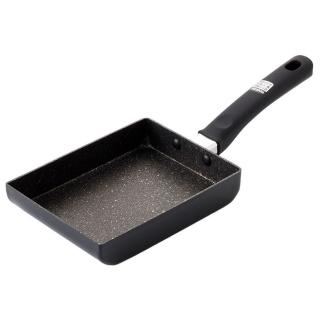 【NITORI 宜得利家居】瓦斯用方型煎鍋 煎蛋用鍋 13×18CM KF01(方型煎鍋 煎蛋用鍋 瓦斯 KF01)