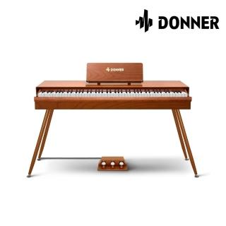 【Donner】DDP-80 PRO 88鍵全配重標準電鋼琴／全實木設計 EC6773(原廠公司貨 法國DREAM音源 品質保證)