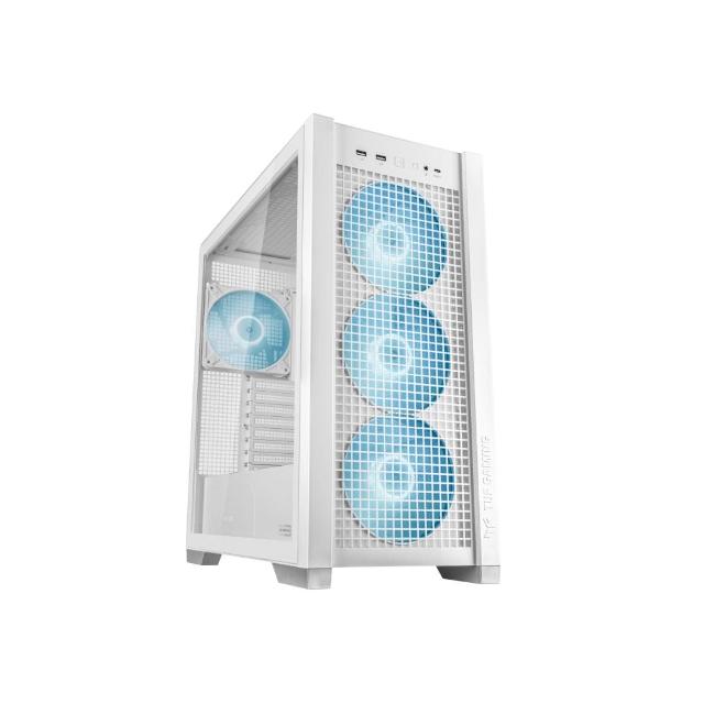 【ASUS 華碩】TUF GAMING GT302 ARGB White Edition 軍戎白  電腦機殼(TUF-GAMING-GT302-ARGB-W)